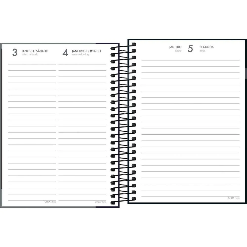 AGENDA 2026 D+ MASCULINA ESP 176F 117X164M TILIBRA COM 4 UNIDADES - imagem 3