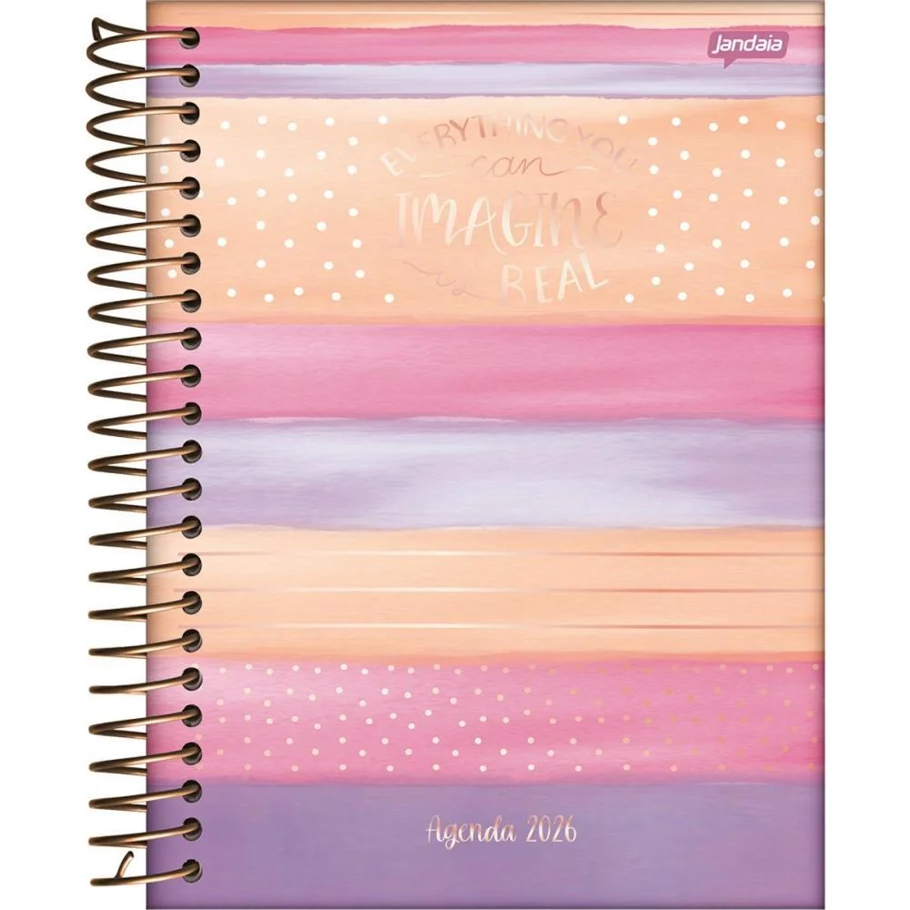 AGENDA 2026 LA CREME CD ESP 176F 133X178MM JANDAIA COM 4 UNIDADES - imagem 3