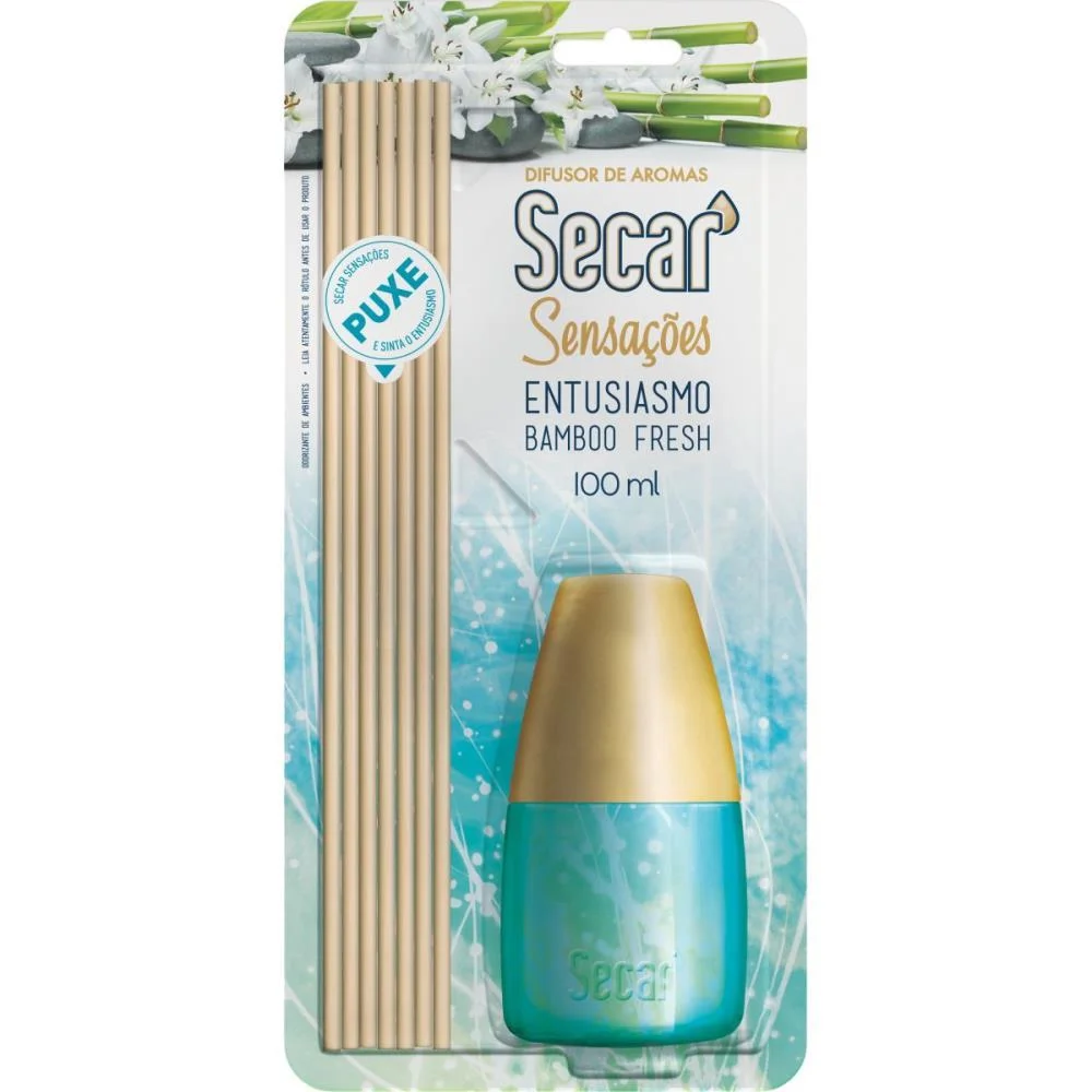 DIFUSOR DE AROMA SECAR ENTUSIASMO BAMBOO 100ML SOIN (UNIDADE) - imagem 3