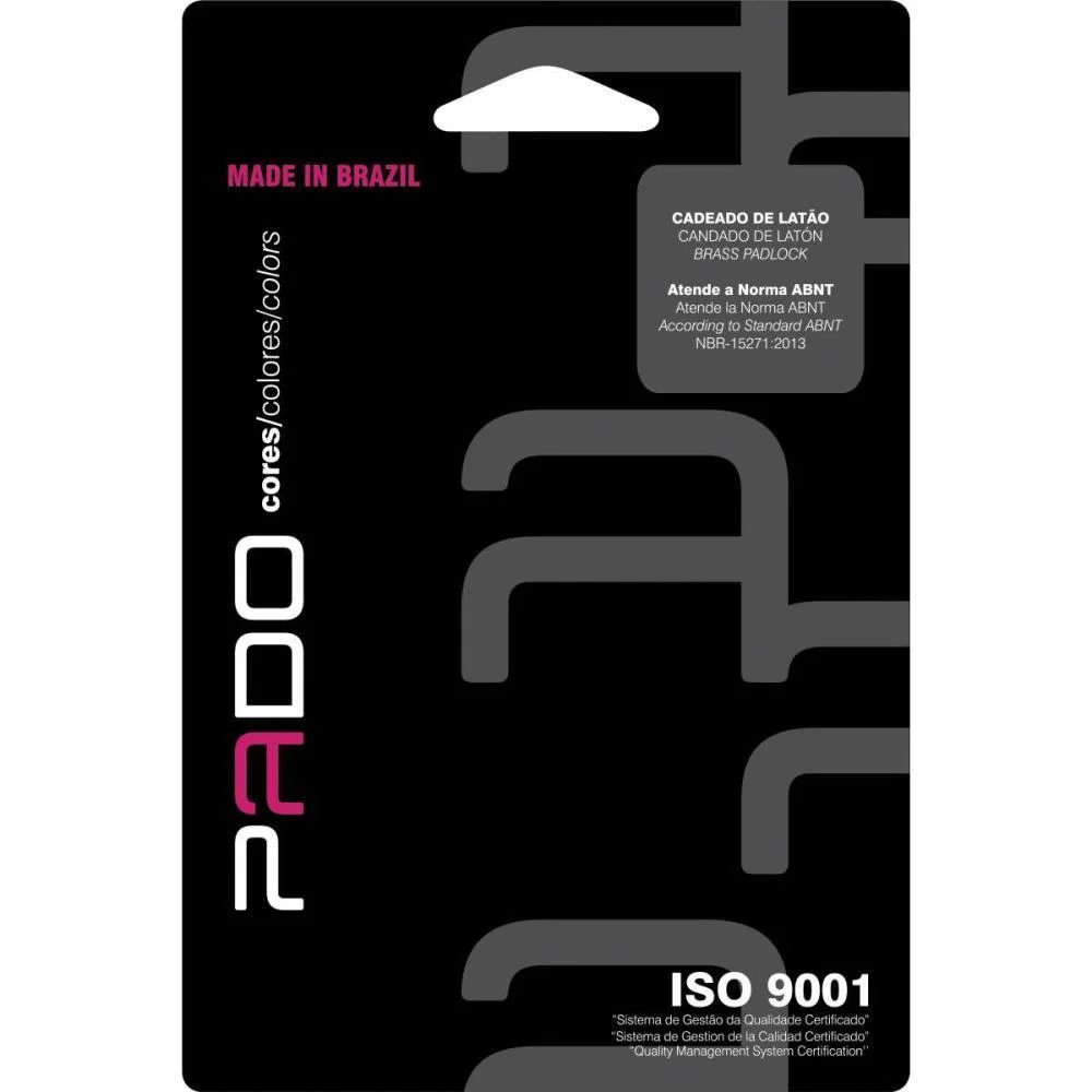 CADEADO COLORIDO AZUL SM LT - 20MM PADO (UNIDADE) - imagem 5