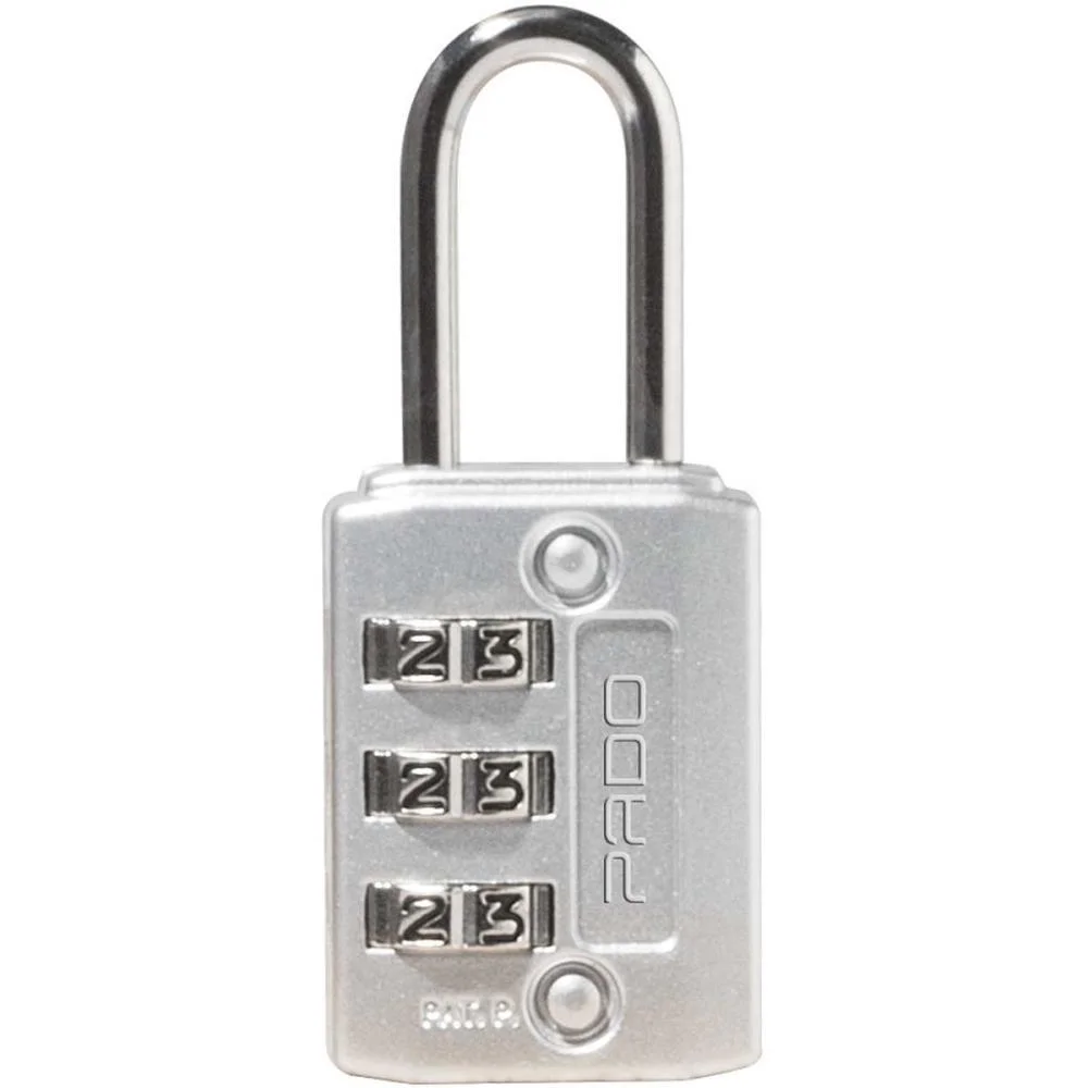 CADEADO SEGREDO ZAMAC PRATA SZ 20 3 SEGREDOS PADO (UNIDADE) - imagem 4