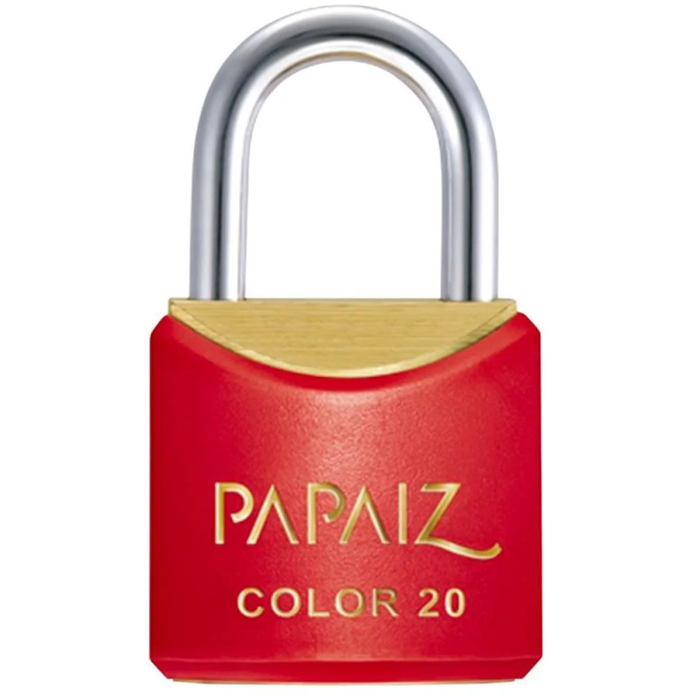 CADEADO CORES VERMELHO SM CR20 20MM PAPAIZ (UNIDADE) - imagem 3