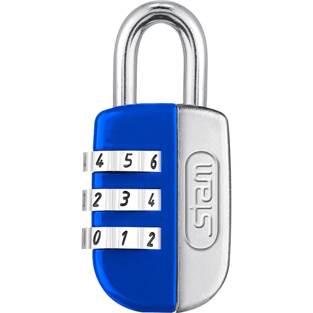 CADEADO SEGREDO 20MM LIFE COLORS AZUL STAM (UNIDADE) - imagem 3