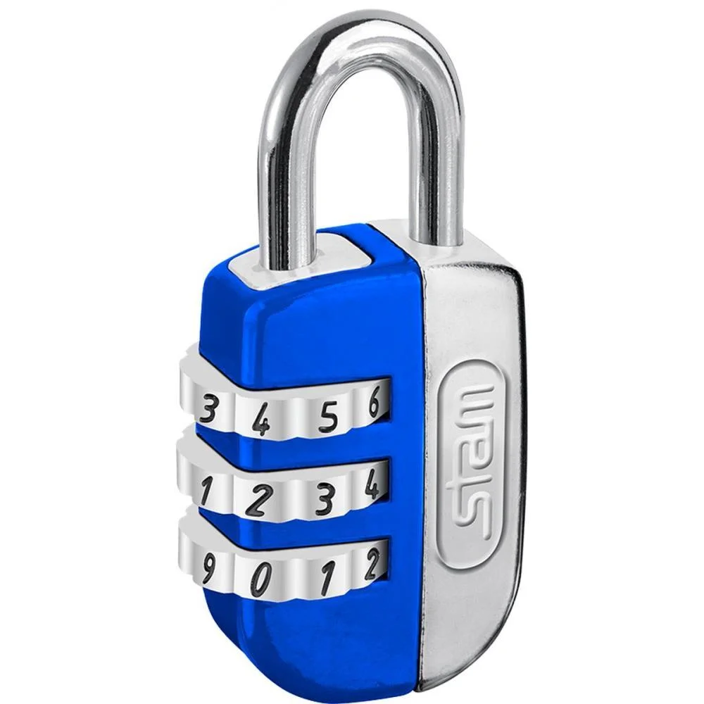 CADEADO SEGREDO 20MM LIFE COLORS AZUL STAM (UNIDADE) - imagem 4