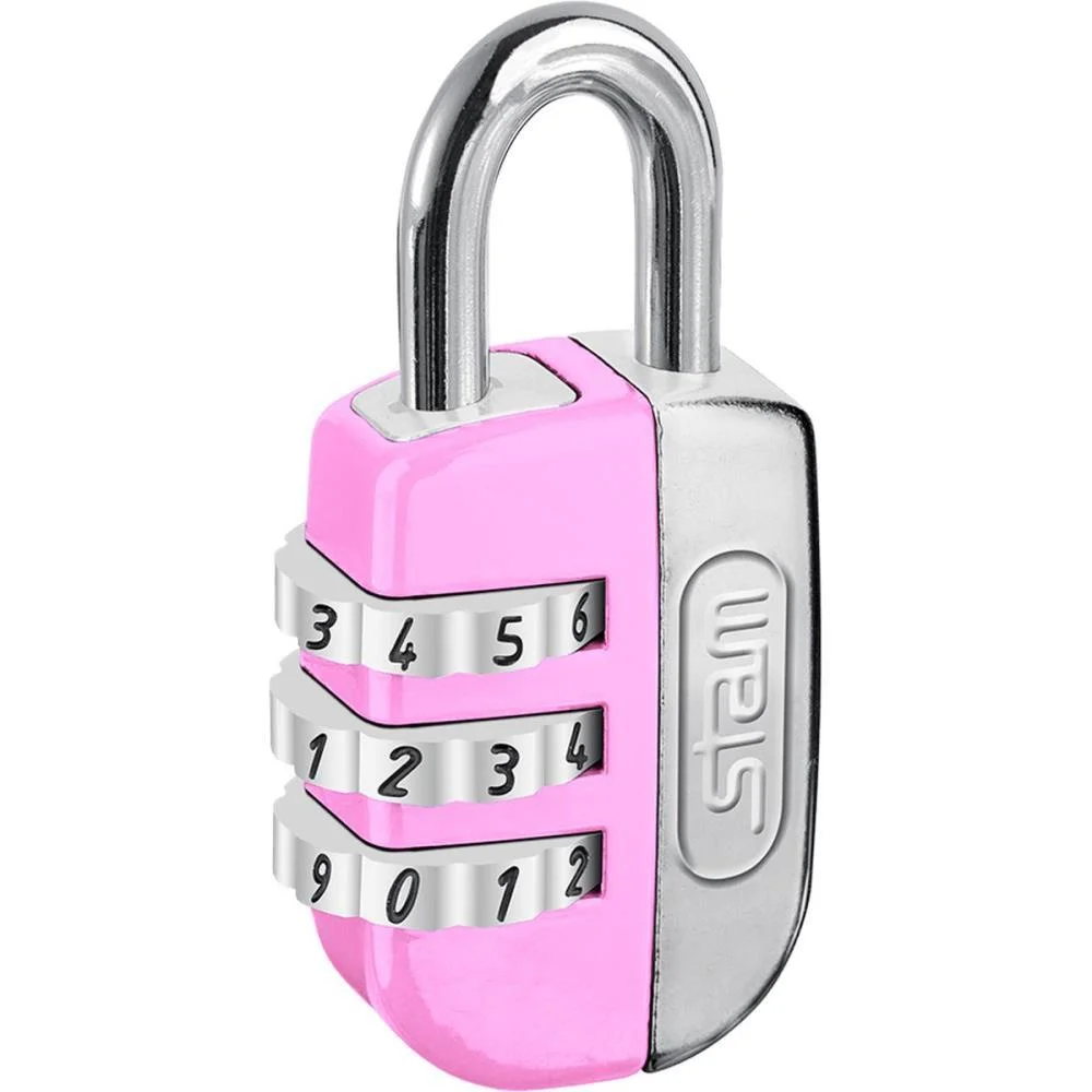 CADEADO SEGREDO 20MM LIFE COLORS ROSA STAM (UNIDADE) - imagem 4