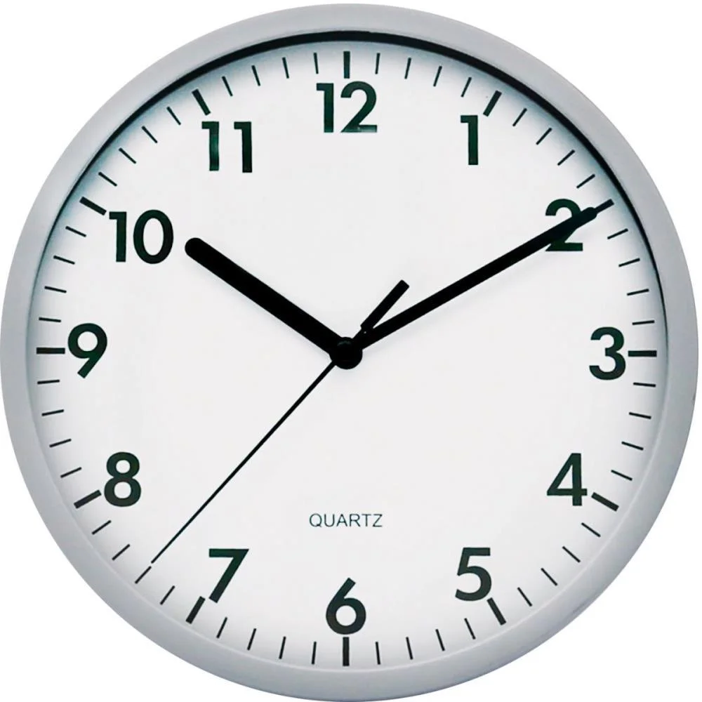 RELOGIO DE PAREDE PRATA REDONDO 20CM YANGZI (UNIDADE) - imagem 3