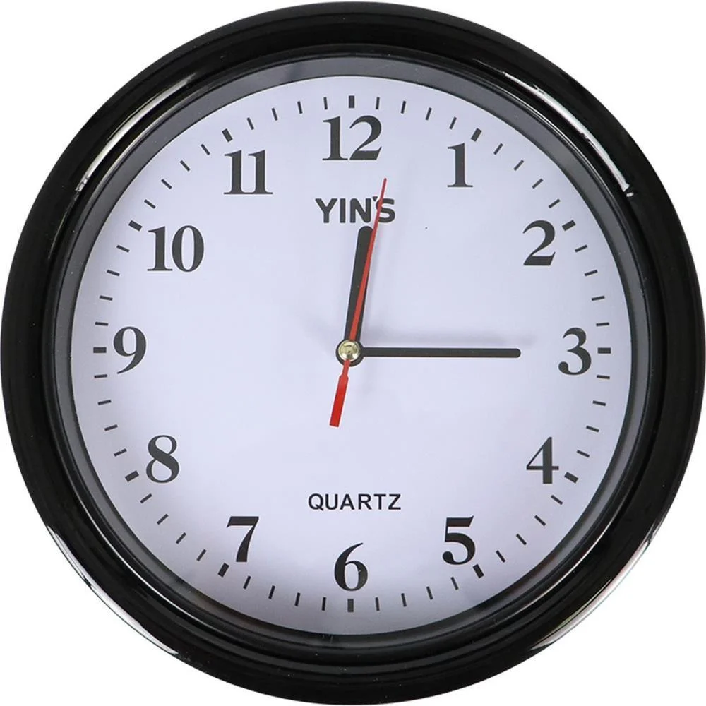 RELOGIO DE PAREDE REDONDO 2 CORES 20CM (S) TT BRASIL (UNIDADE) - imagem 2