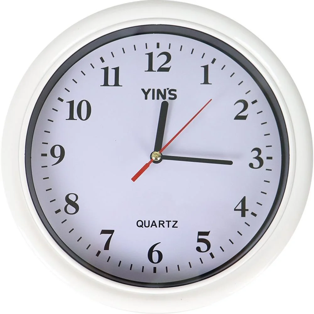 RELOGIO DE PAREDE REDONDO 2 CORES 20CM (S) TT BRASIL (UNIDADE) - imagem 4