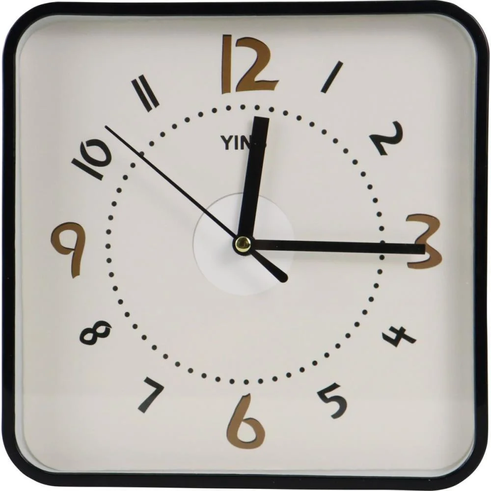 RELOGIO DE PAREDE QUADRADO 3 MODELOS 20,2CM (S) TT BRASIL (UNIDADE) - imagem 5