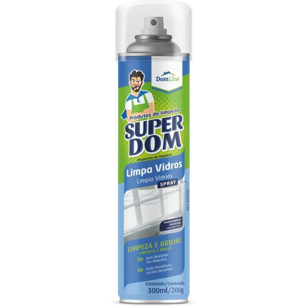 PRODUTO PARA LIMPEZA SUPERDOM LIMPA VIDROS 300ML BASTON (UNIDADE) - imagem 2