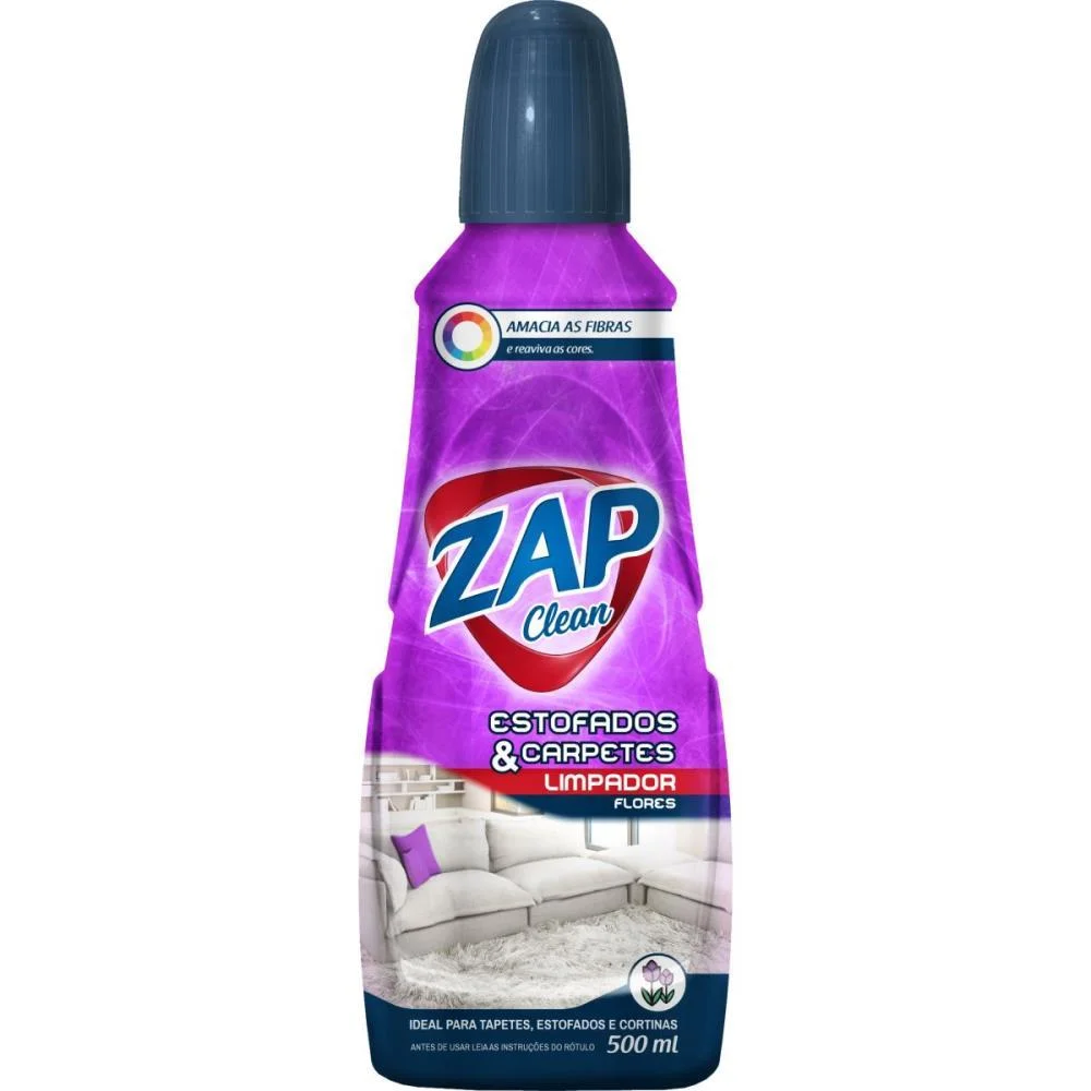 PRODUTO PARA LIMPEZA ZAP LIMPA CARPETE ESTOFADO 500 SOIN (UNIDADE) - imagem 3