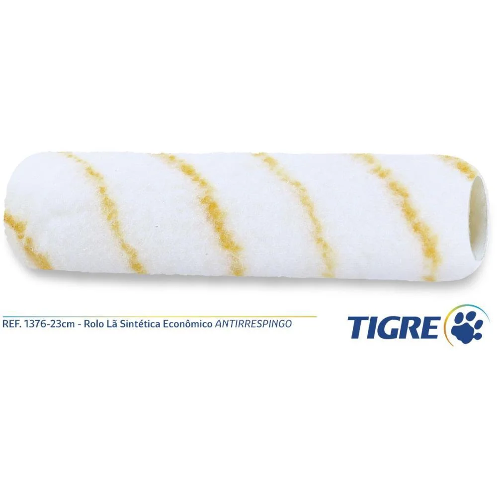 ROLO DE PINTURA ANTIRESPINGO ECONOMICO PINCEIS TIGRE (UNIDADE) - imagem 4