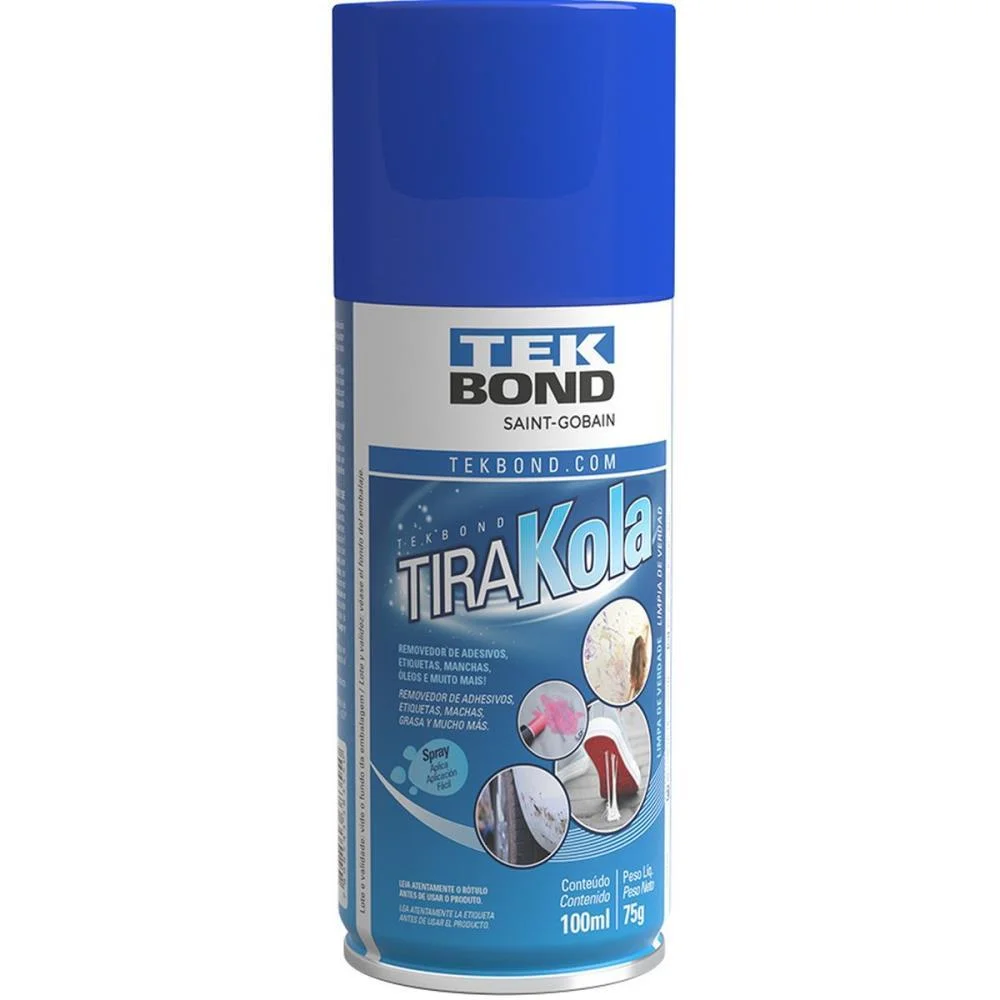 AEROSSOL MULTIUSO TIRA KOLA SPRAY 100ML TEKBOND (UNIDADE) - imagem 2