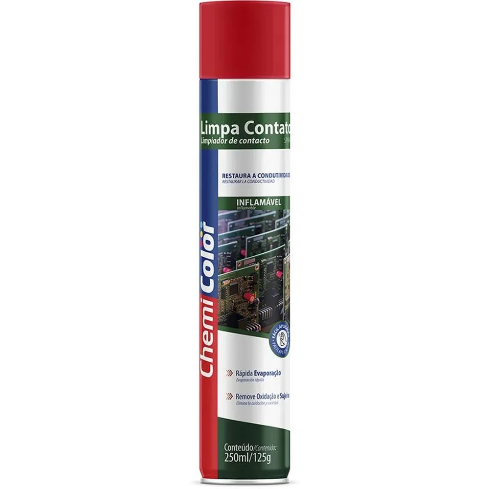 AEROSSOL MULTIUSO CHEMICOLOR LIMPA CONTATO 250ML BASTON (UNIDADE) - imagem 2