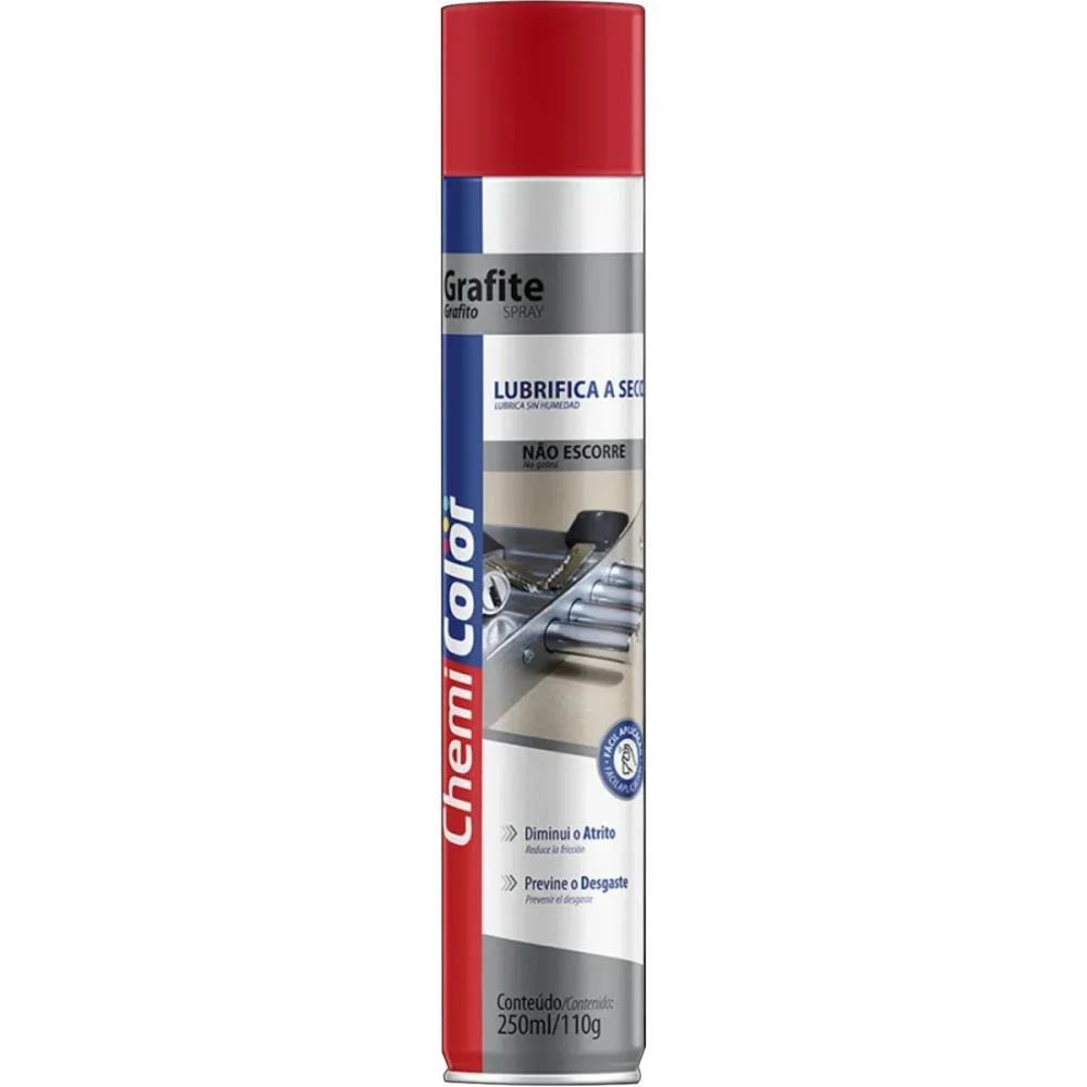 AEROSSOL MULTIUSO GRAFITE EM PO 250ML 110G BASTON (UNIDADE) - imagem 2