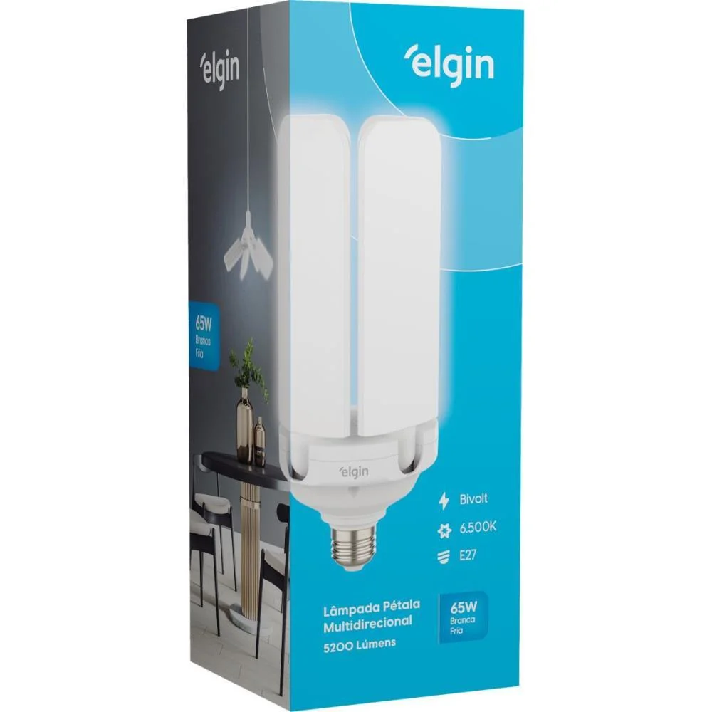 LAMPADA LED PETALA 65W BIVOLT 6500K ELGIN (UNIDADE) - imagem 7