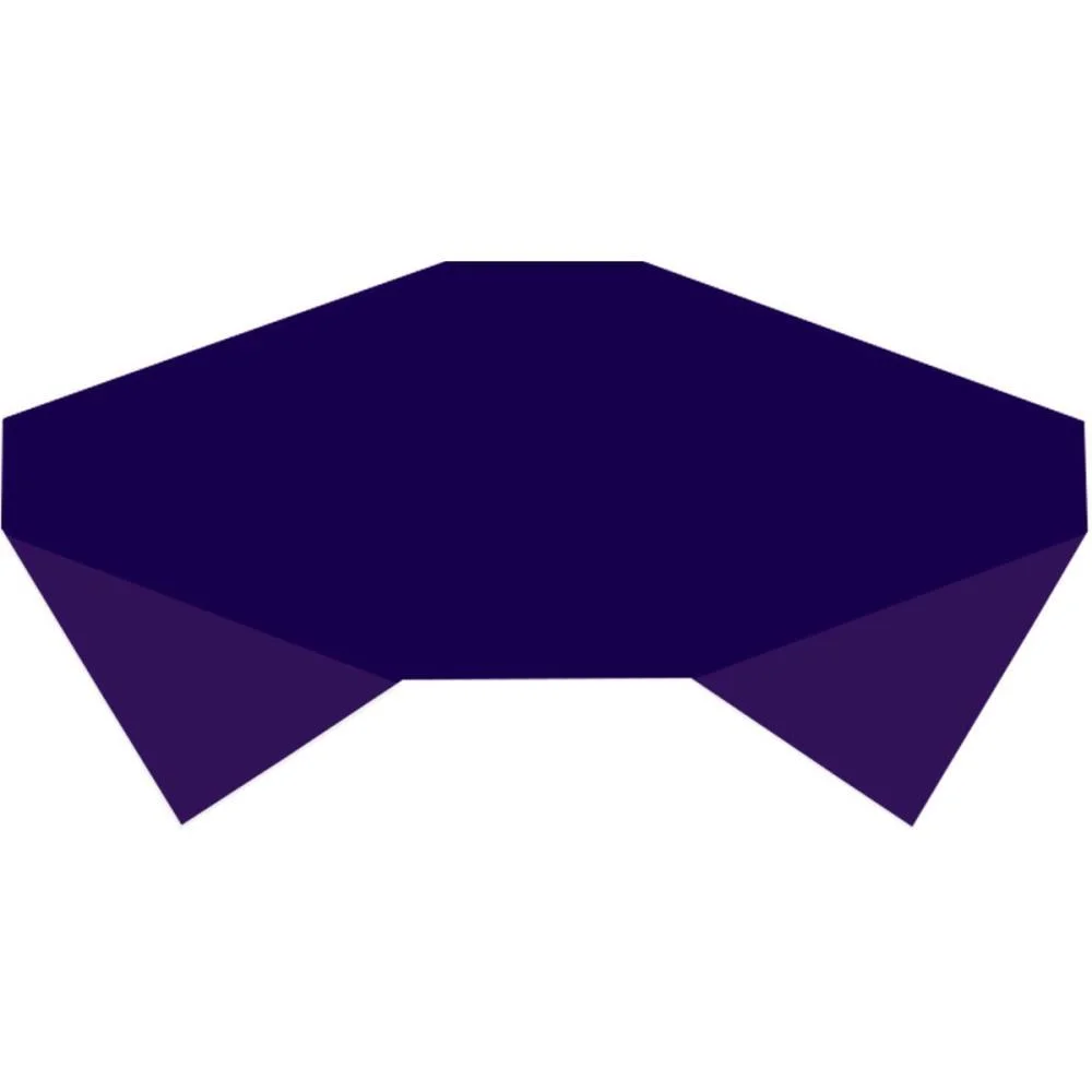 TOALHA PLASTICA 80X80CM AZUL LISA DON PAPER (PCT.C/10) - imagem 2