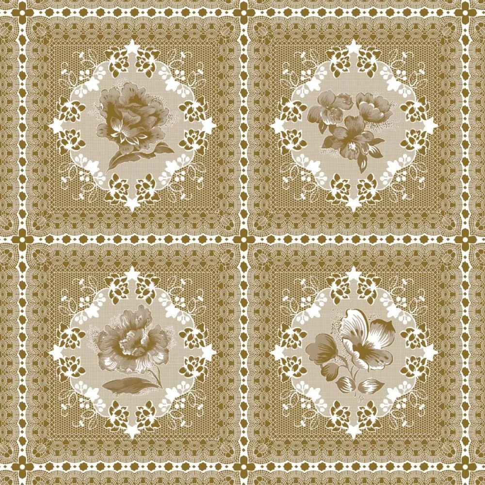 TOALHA TERMICA LAURA MARROM 1,40 X 30M. PLASTVINIL (ROLO) - imagem 4