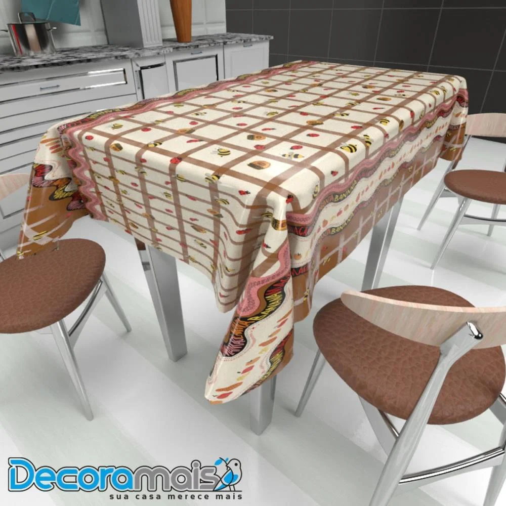 TOALHA TERMICA BE HAPPY MARROM 1,40 X 30M PLASTVINIL (ROLO) - imagem 4