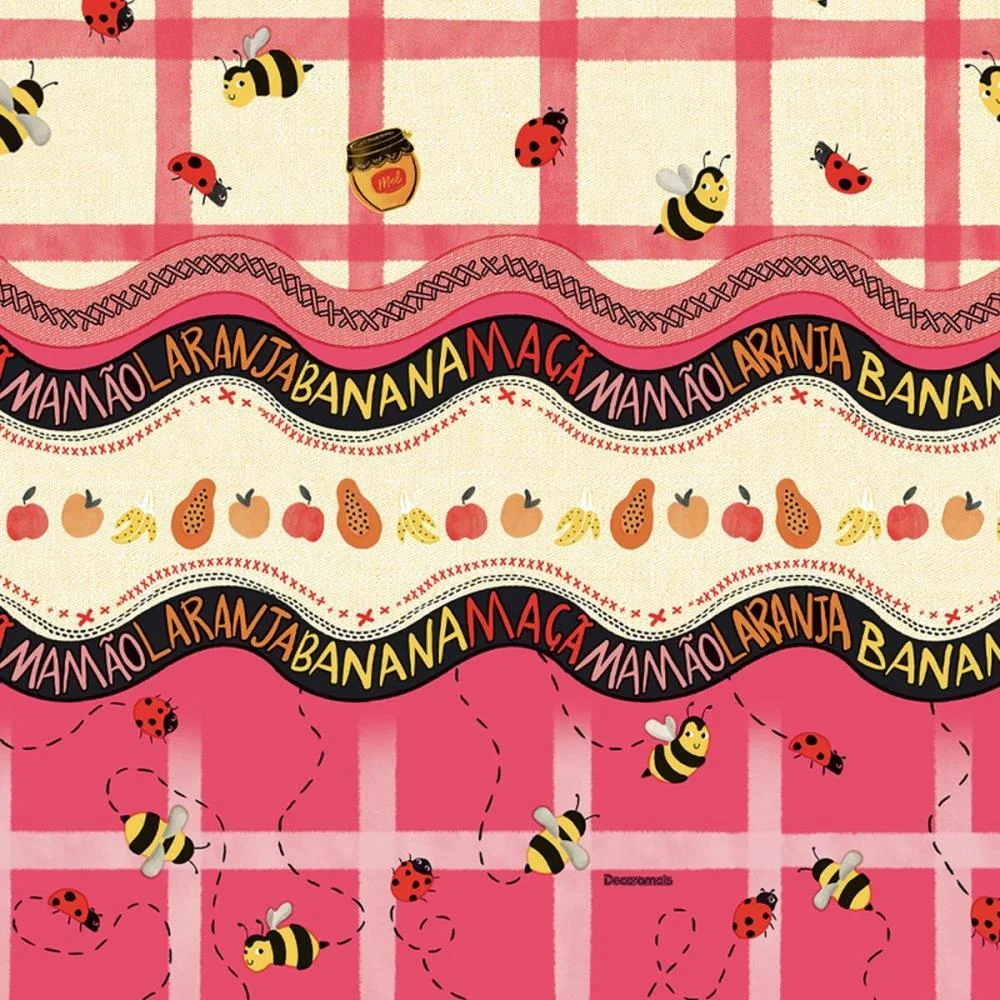 TOALHA TERMICA BE HAPPY VERMELHO 1,40 X 30M PLASTVINIL (ROLO) - imagem 3