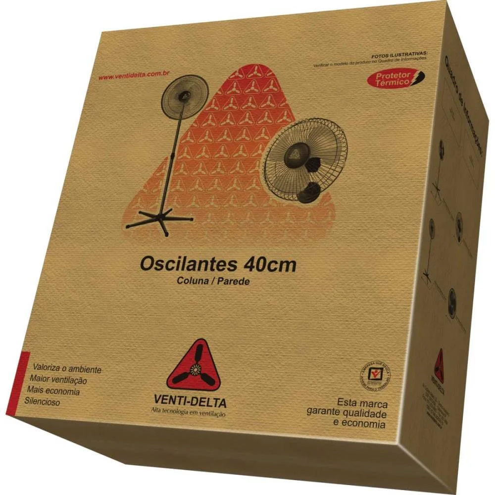 VENTILADOR PAREDE PREMIUM 60CM.BIVOLT PTO VENTI DELTA (UNIDADE) - imagem 4