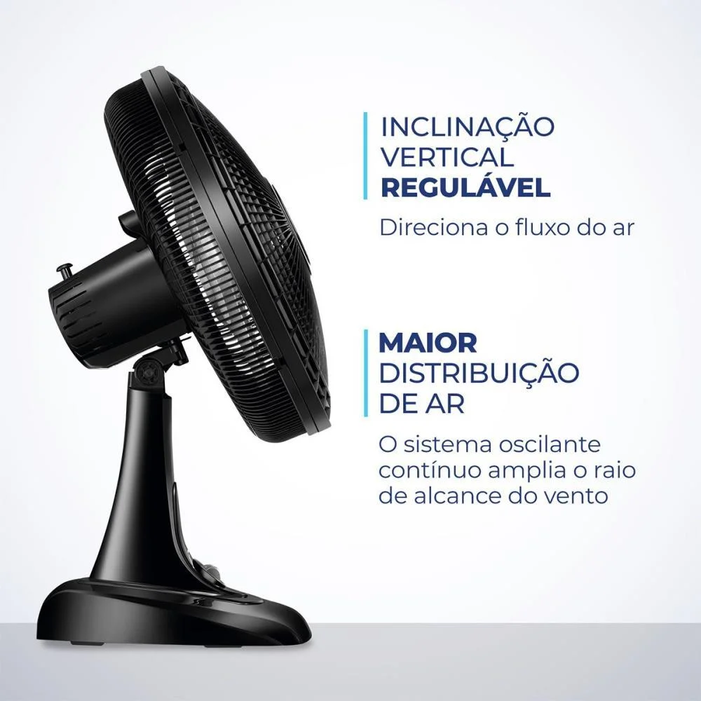 VENTILADOR MESA SUPER POWER 127V 40CM PTO MONDIAL (UNIDADE) - imagem 6