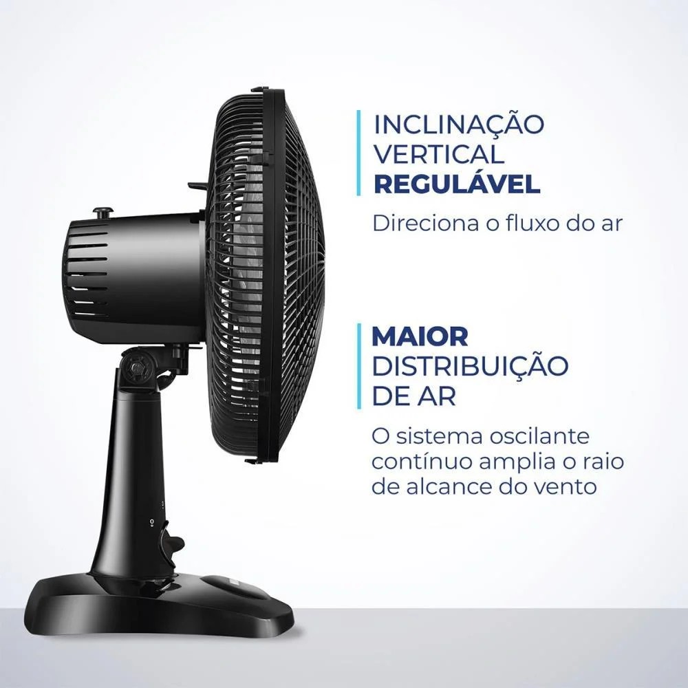 VENTILADOR MESA SUPER POWER 127V 30CM PTO MONDIAL (UNIDADE) - imagem 6