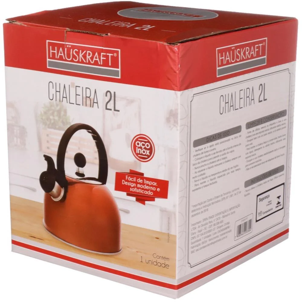 UTENSILIO DOMESTICO CHALEIRA INOX ROSE GOLD 2L WESTERN (UNIDADE) - imagem 3