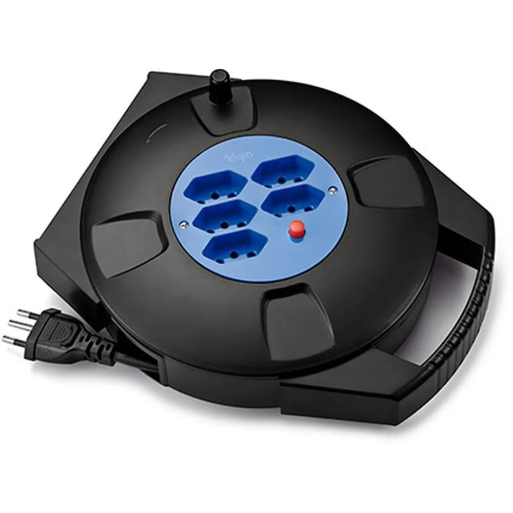 EXTENSAO ELETRICA TRIPOLAR CARRETEL 2P 10AMP 10M ELGIN (UNIDADE) - imagem 4