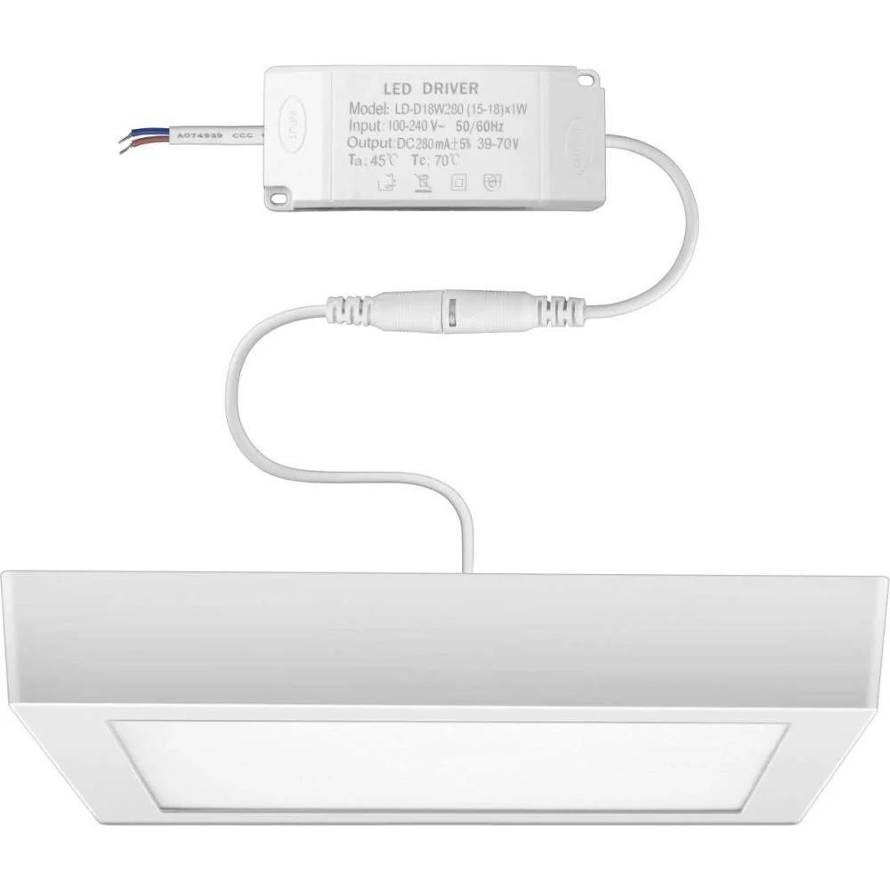 LUMINARIA LED QUADRADA 18W SOBREPOR 6500K ELGIN (UNIDADE) - imagem 4