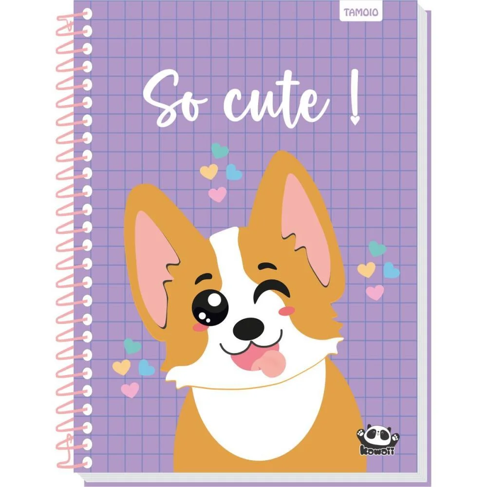 CADERNO 01X1 CAPA DURA KAWAII 80 FOLHAS TAMOIO (PCT.C/04) - imagem 7
