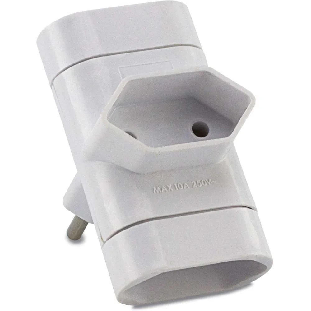 ADAPTADOR PARA TOMADA BENJAMIM BIPOLAR BC FORCE LINE (UNIDADE) - imagem 3