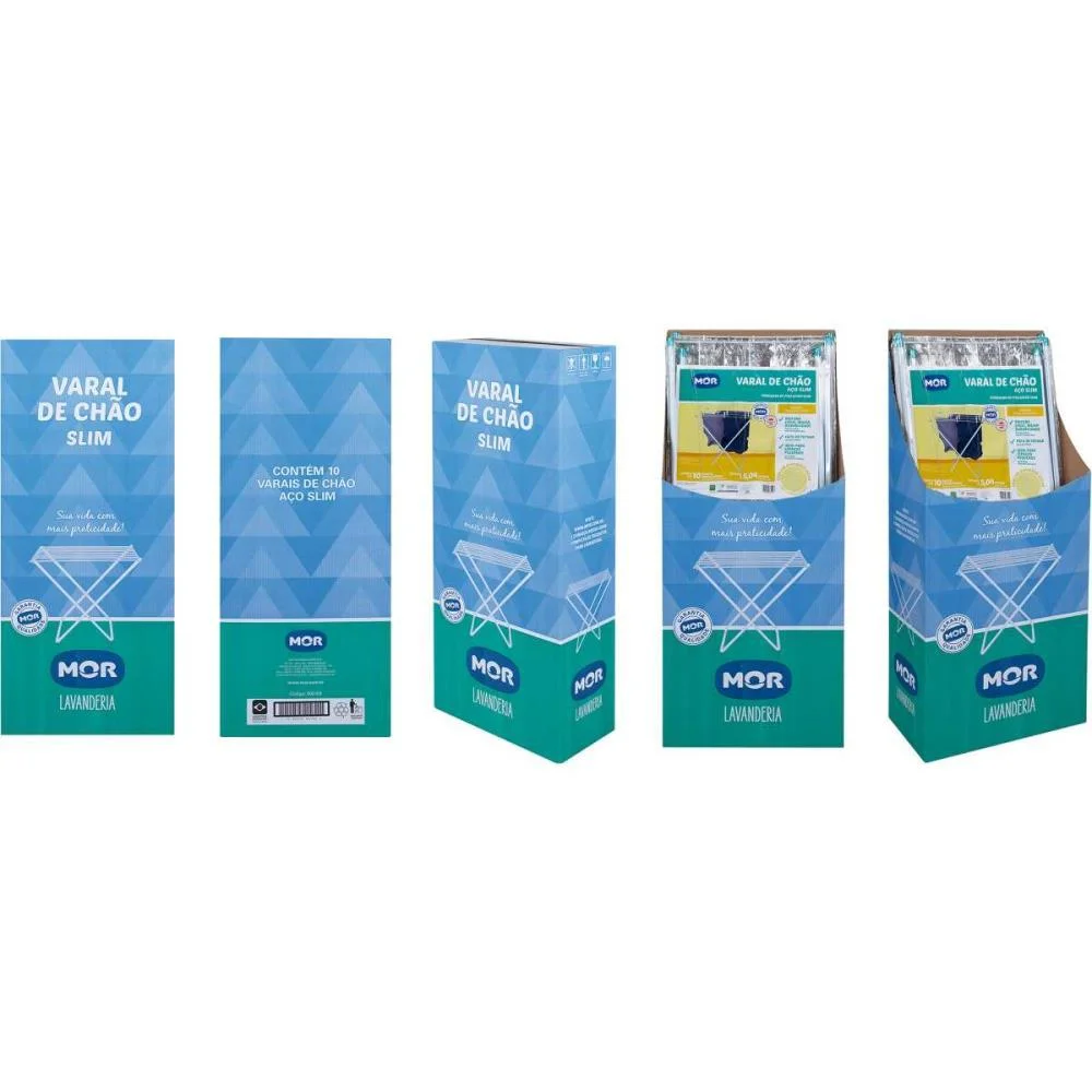 VARAL SLIM CHAO 79X42X79CM. MOR (UNIDADE) - imagem 13