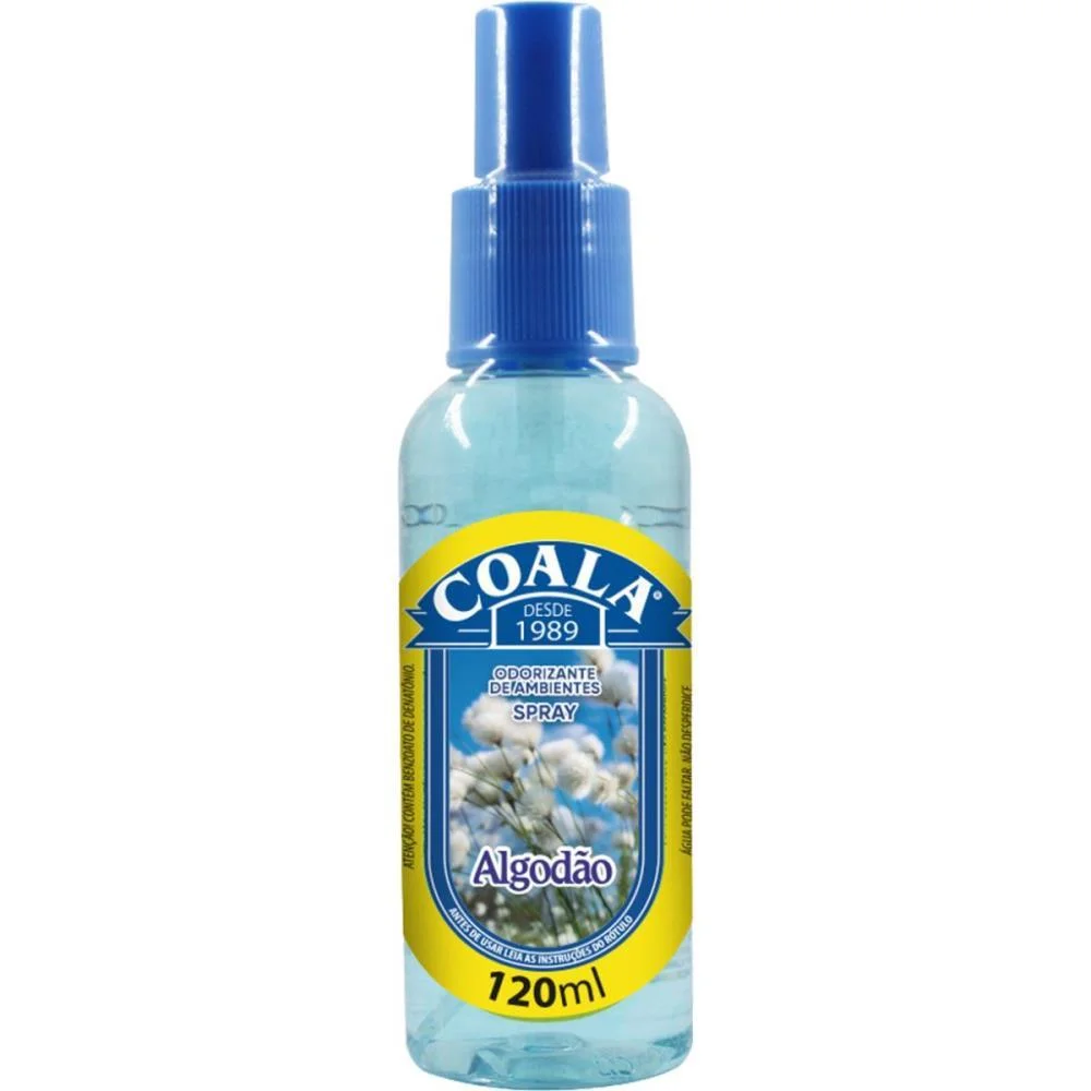ODORIZADOR DE AMBIENTE COALA SPRAY ALGODAO 120ML COALA (UNIDADE) - imagem 3