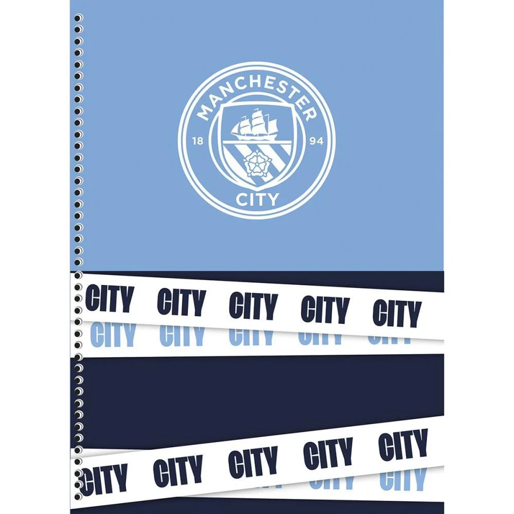 CADERNO 01X1 CAPA DURA MANCHESTER CITY 80F ANIMATIVA (PCT.C/04) - imagem 4