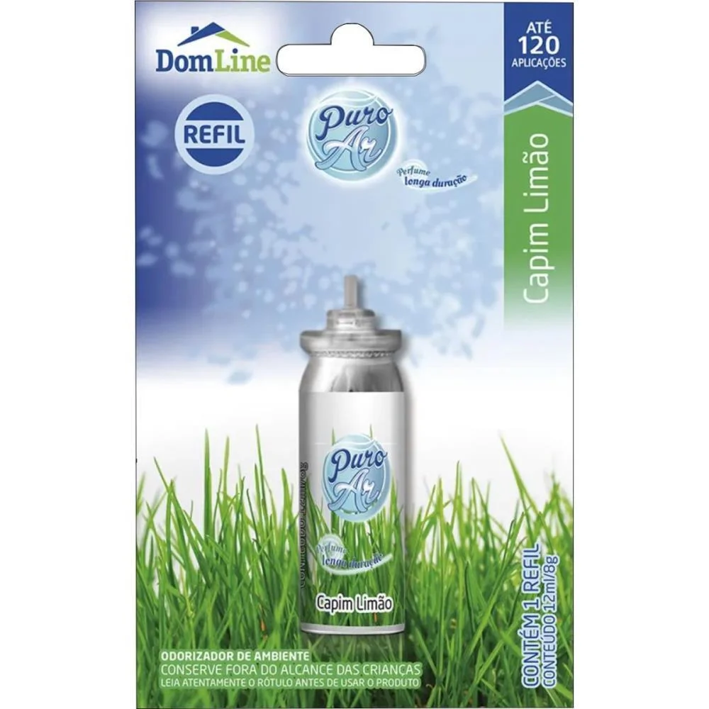 ODORIZADOR DE AMBIENTE PURO AR REFIL 12ML.CAPIM/LIMAO BASTON (BLISTER) - imagem 2