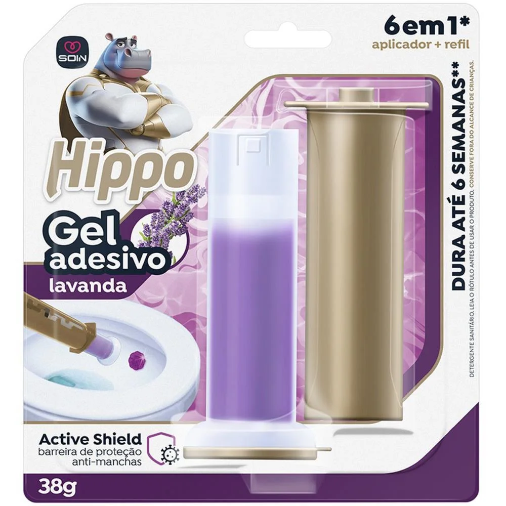 ODORIZADOR SANITARIO GEL SANIT.ADES.LAVANDA C/APAR. SOIN (KIT) - imagem 3