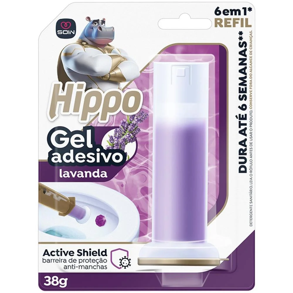ODORIZADOR SANITARIO GEL SANIT. ADES.REFIL LAVANDA SOIN (UNIDADE) - imagem 2