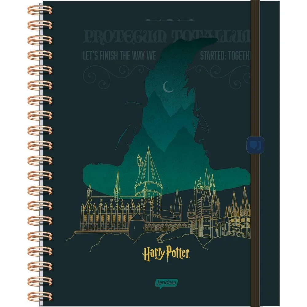CADERNO 01X1 CAPA DURA HARRY POTTER NEO 80FLS I.A JANDAIA (UNIDADE) - imagem 3