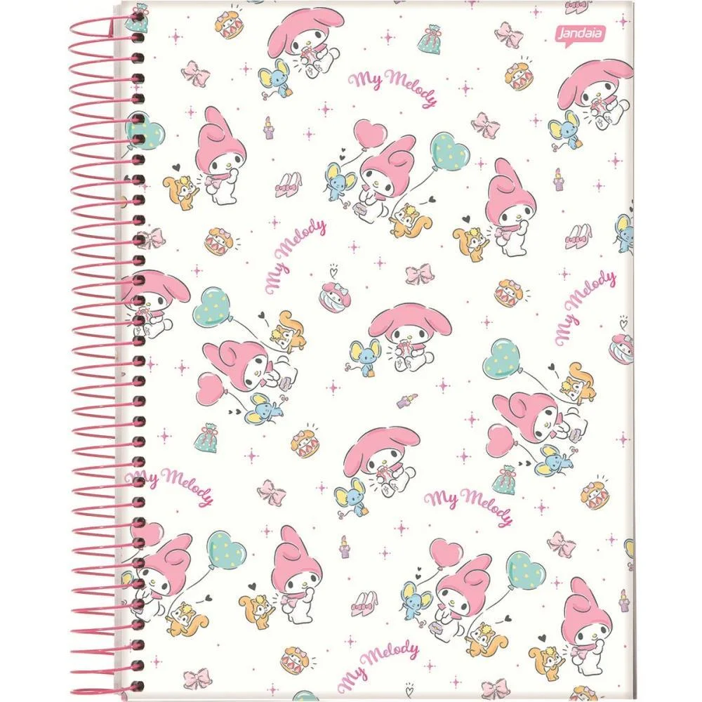 CADERNO 01X1 CAPA DURA MY MELODY 80FLS. I.A JANDAIA (PCT.C/04) - imagem 7