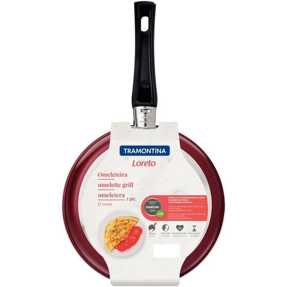 PANELA OMELETEIRA ALUM.ANTIDE.20CM VM TRAMONTINA (UNIDADE) - imagem 3