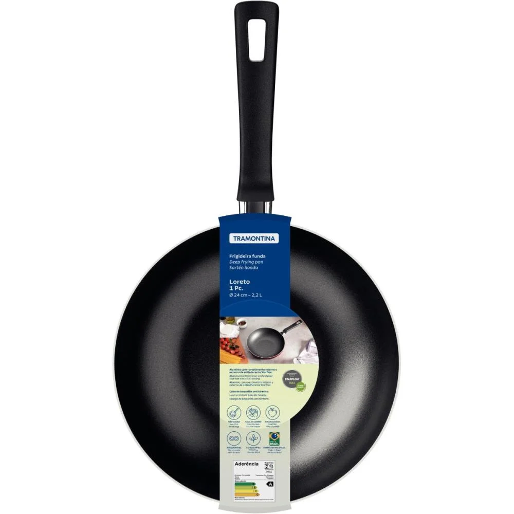 PANELA FRIGIDEIRA FUNDA LORETO 24CM TRAMONTINA (UNIDADE) - imagem 5