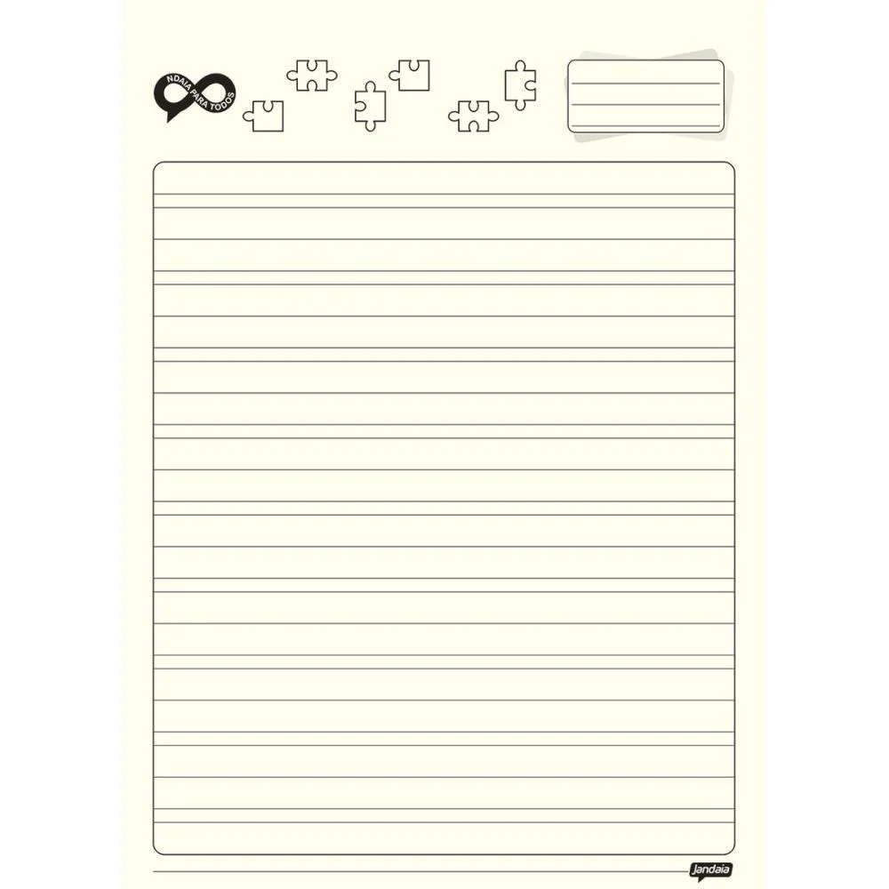 CADERNO 01X1 CAPA DURA NEURO CD ESP TOPO CALIGR. 60F JANDAIA (PCT.C/05) - imagem 4