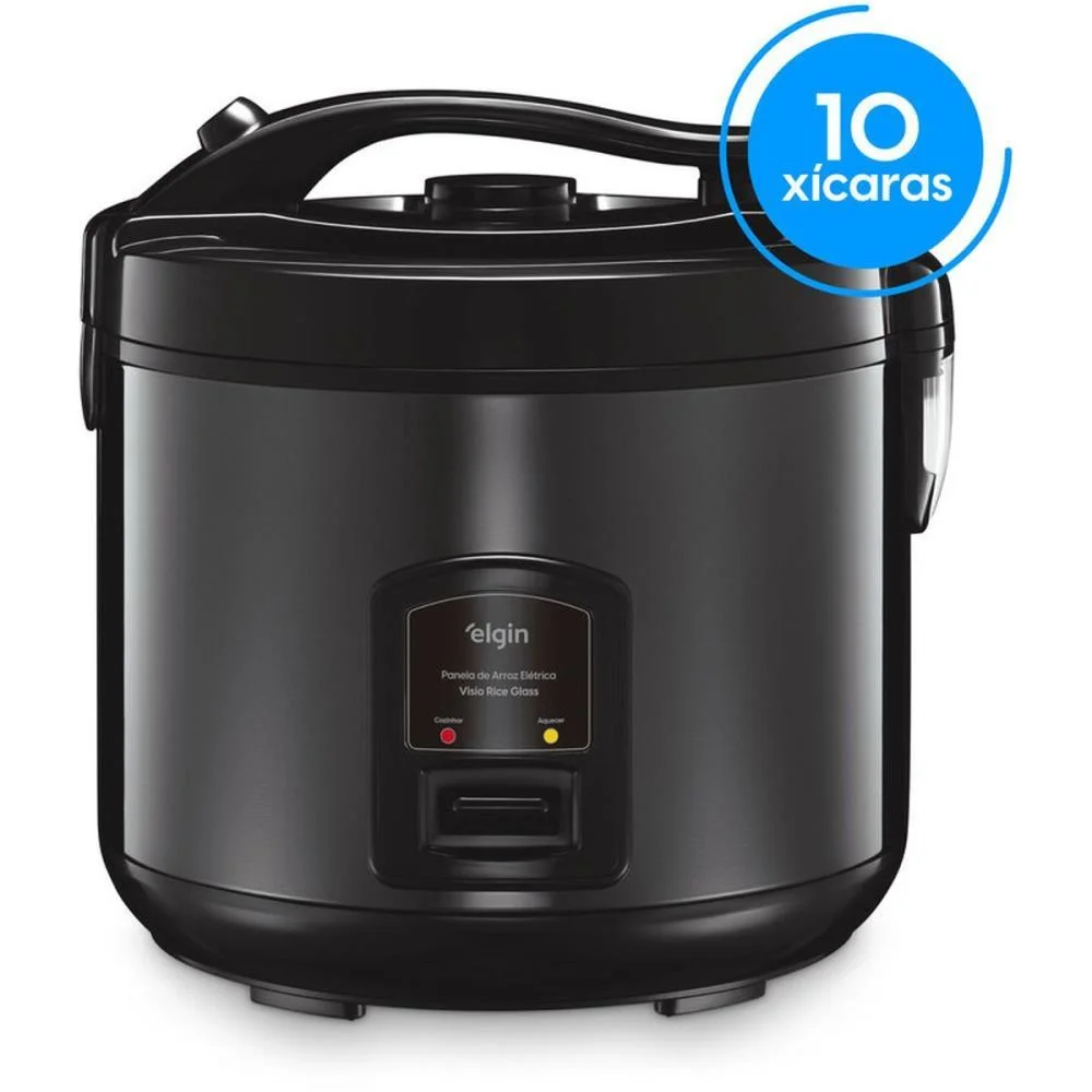 PANELA DE ARROZ ELETRICA VISIO RICE GLASS 10XICARAS PT ELGIN (UNIDADE) - imagem 2