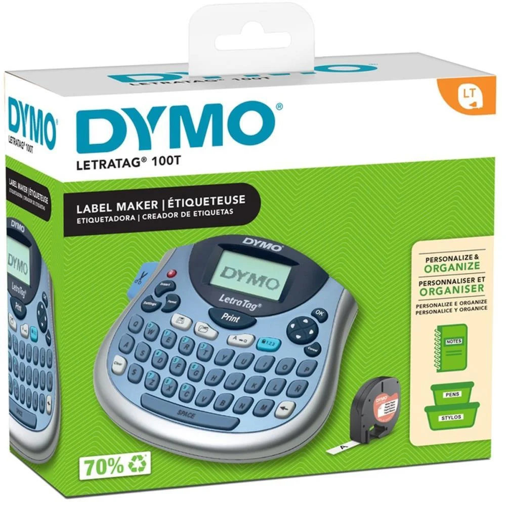 ROTULADOR ELETRONICO LETRA TAG LT100T AZUL METALICO IMEX (UNIDADE) - imagem 3