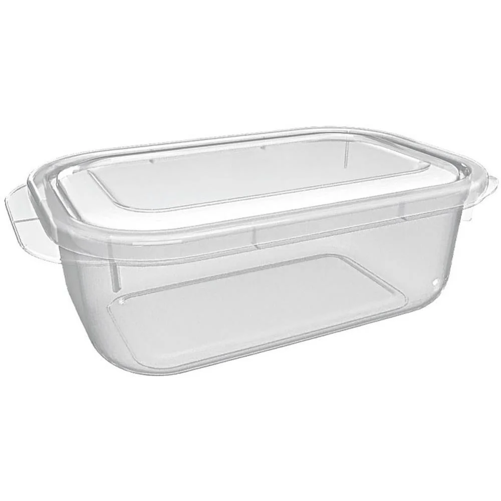 POTE PLASTICO RETANGULAR ALTO PP 868ML. NITRON (UNIDADE) - imagem 2