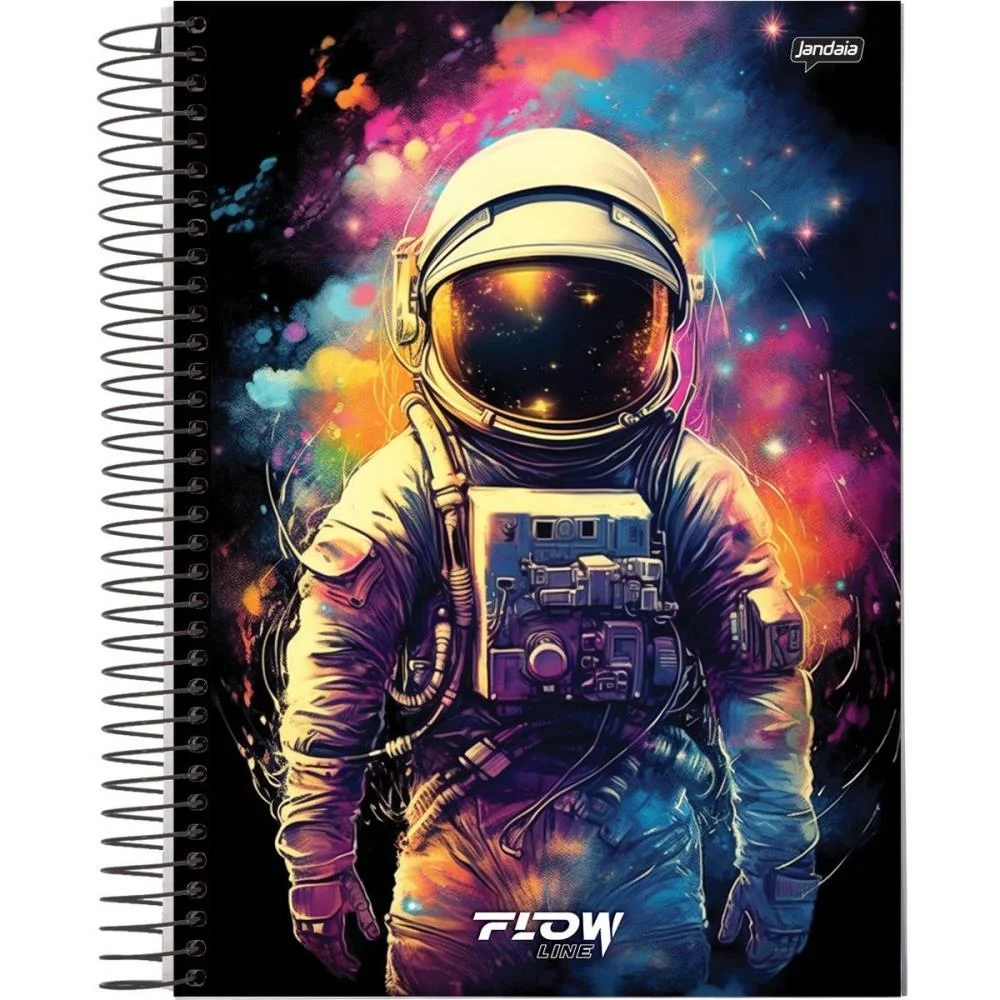 CADERNO 01X1 CAPA DURA FLOW 80FLS. JANDAIA (PCT.C/04) - imagem 11