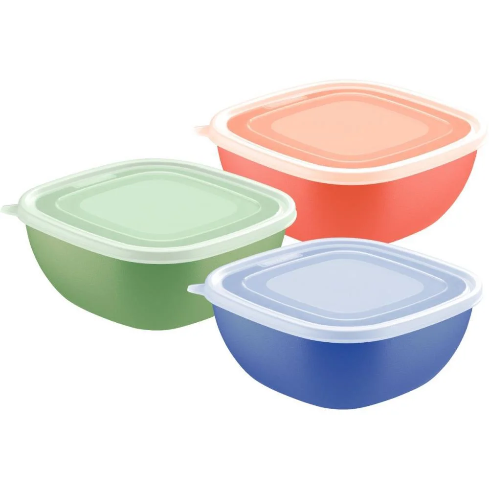 POTE PLASTICO MIX COLOR 2L C/TAMPA TRANSP (S TRAMONTINA (UNIDADE) - imagem 2