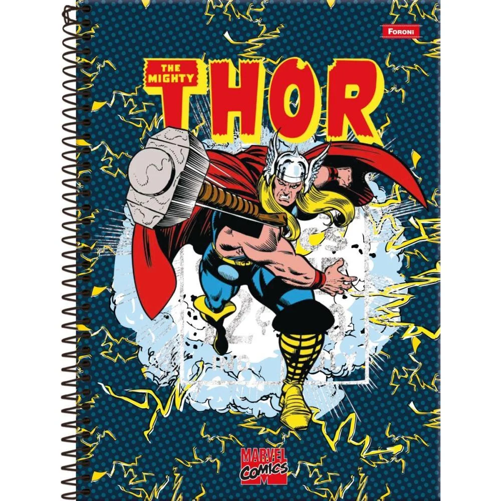 CADERNO 01X1 CAPA DURA MARVEL COMICS  80F FORONI (PCT.C/04) - imagem 6