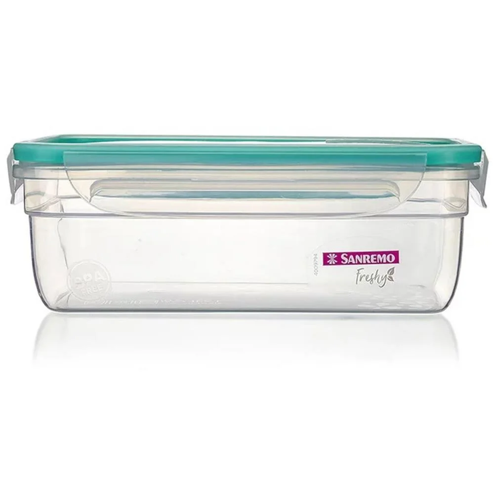 POTE PLASTICO COM TRAVAS FRESHY 1,24L. VD SANREMO (UNIDADE) - imagem 2